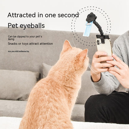Pet Photography Tool Cat Dog and Dog Viewing Lens Teddy Camera Toy Mobile Phone Camera Holder Selfie Clip Supplies Pet Products