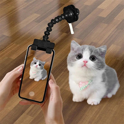 Pet Photography Tool Cat Dog and Dog Viewing Lens Teddy Camera Toy Mobile Phone Camera Holder Selfie Clip Supplies Pet Products